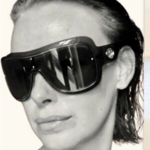 Christain DIOR "look" RQSQ0-sunglasses/shield/italy olive with brown lens